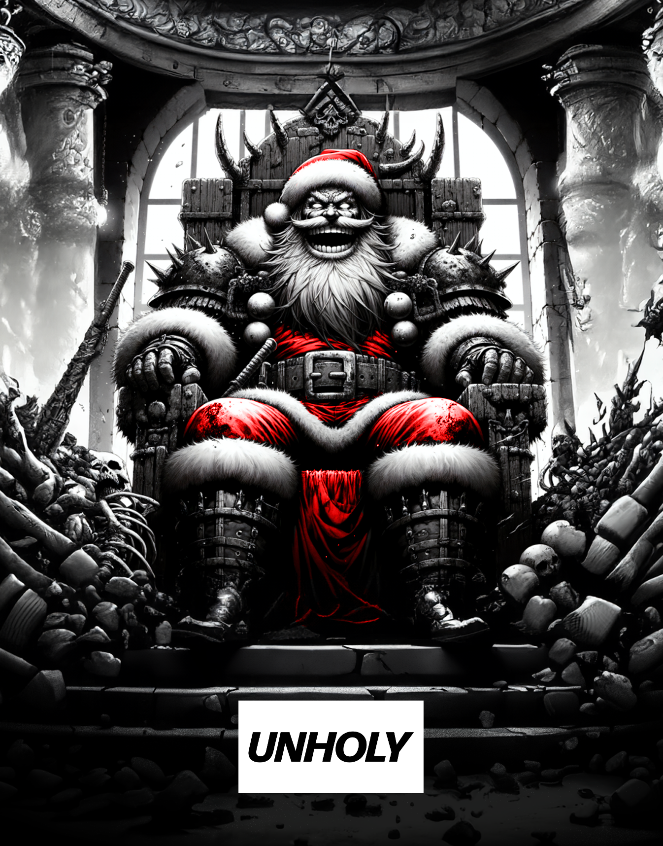 UNHOLY // KING SANTA 001 - T-SHIRT