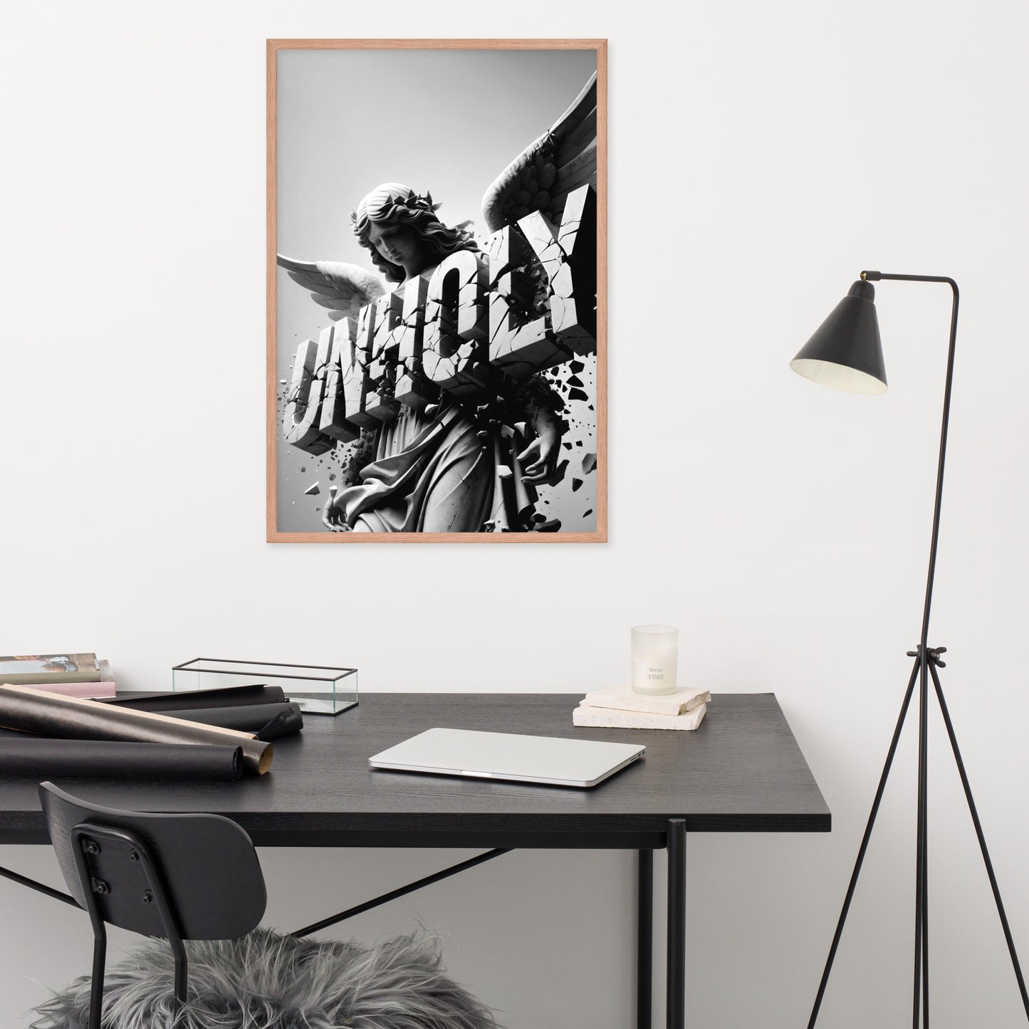 UNHOLY // BROKEN ANGEL 001 — Framed Poster